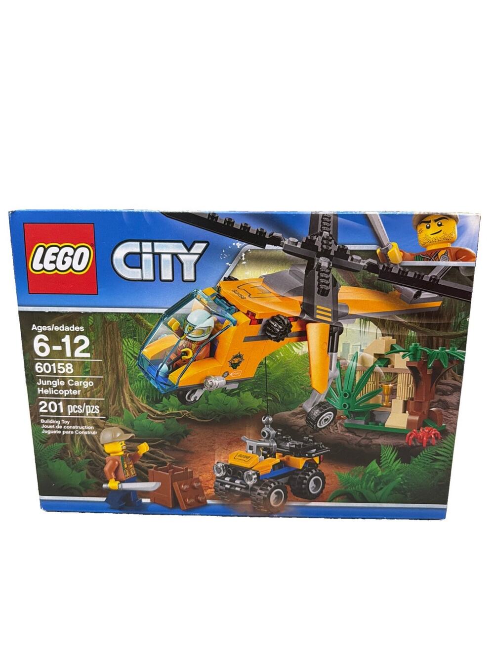 LEGO City 60158 Jungle Cargo Helicopter NEW Sealed Retired EOL